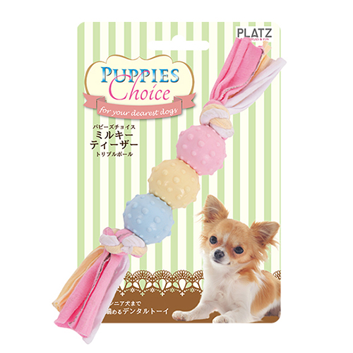 パピーズチョイス　ミルキーティーザー　Ｔボール　ピンクＷＩ００１