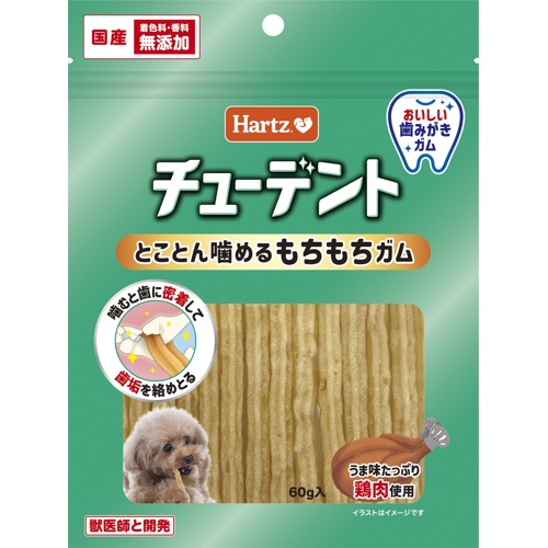 チューデントとことん噛めるもちもちガム　チキン味　６０ｇ