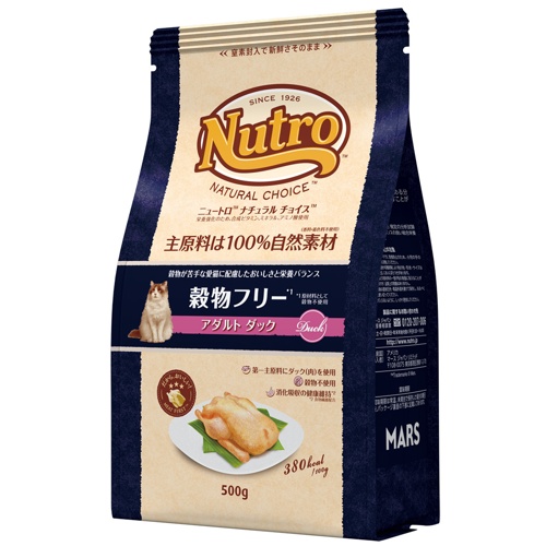 ニュートロナチュラルチョイス　穀物フリー猫用　アダルトダック　５００ｇ