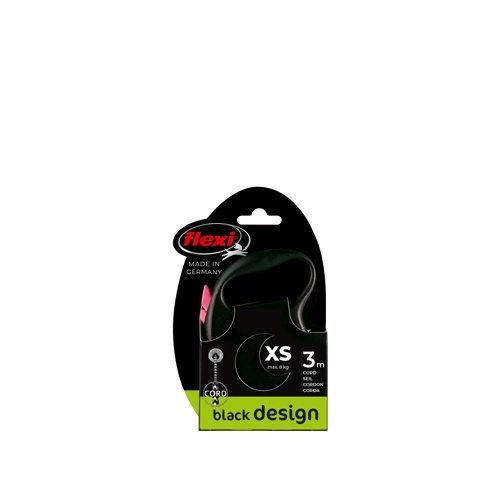 フレキシリード　ブラックデザイン　コード　３ｍ　ＸＳ　ピンク