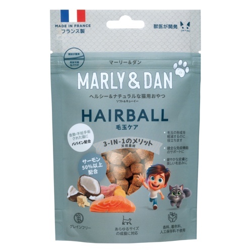 M＆D　猫用ソフト＆チューイー　毛玉ケア　４０ｇ