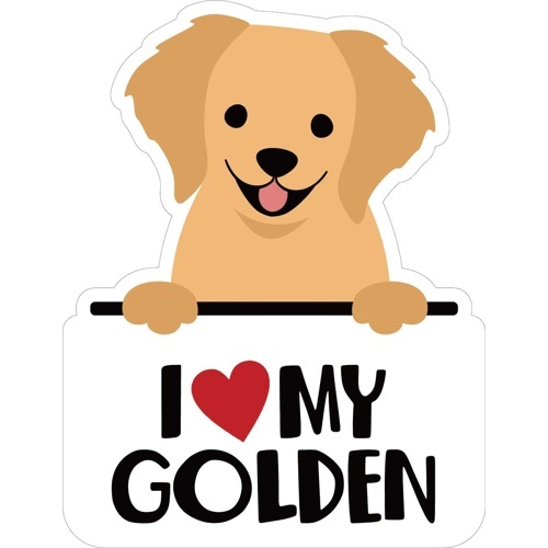 ステッカーパックＬアイラブゴールデン