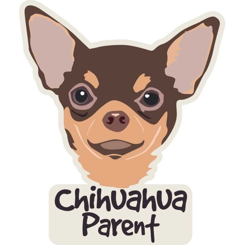 ステッカーパック　Ｓ　チワワペアレント