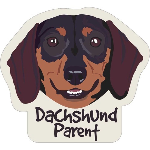 ステッカーパック　Ｓ　ダックスフンドペアレント