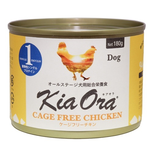 キアオラ ドッグフード缶詰 ケージフリーチキン 180g