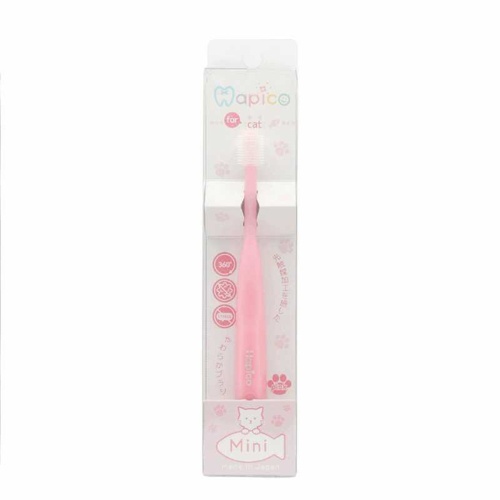 猫用歯ブラシ ハピコ　ミニ　ピンク