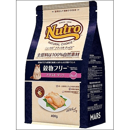 ニュートロナチュラルチョイス 穀物フリー猫用 アダルトダック 400g