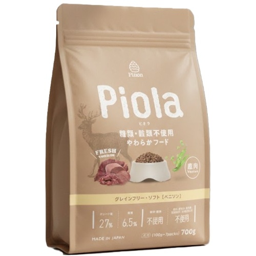 ピオラ　グレインフリーソフト　ベニソン７００ｇ