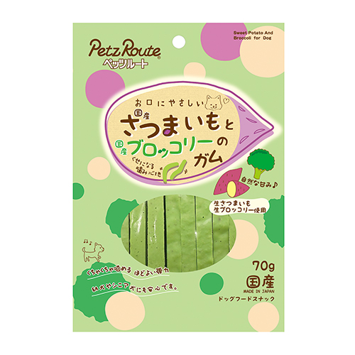 PETZ さつまいもとﾌﾞﾛｯｺﾘｰのｶﾞﾑ 70g
