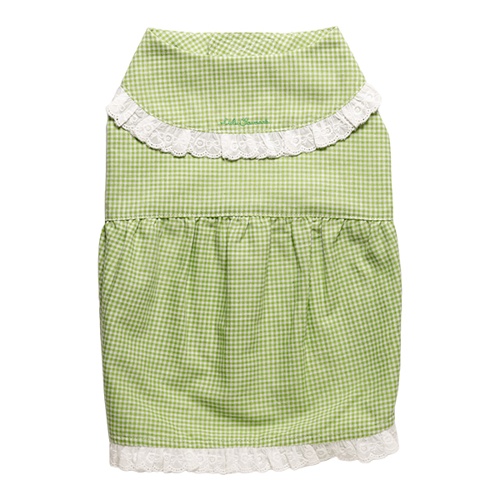 チェック柄ワンピース　グリーン　Ｌ