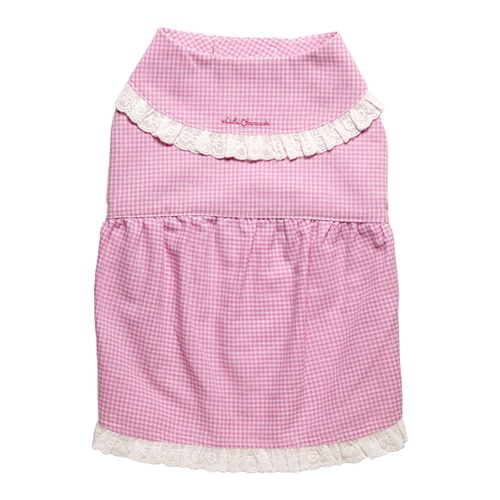 チェック柄ワンピース　ピンク　Ｍ