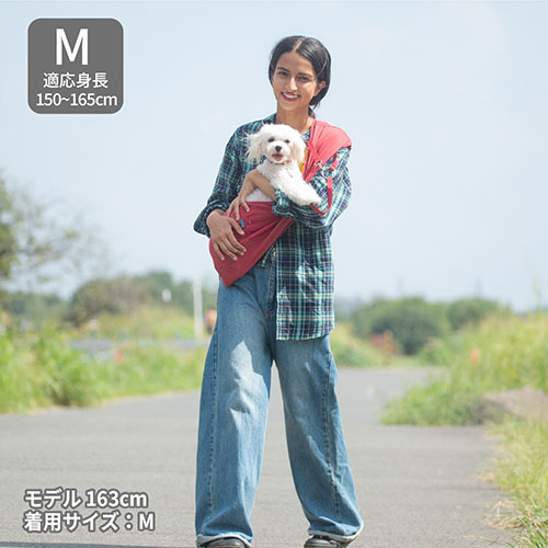 ｵｰﾙｳｪｻﾞｰﾄﾞｯｸﾞｽﾘﾝｸﾞ( ﾘｰﾄﾞ付) ﾚｯﾄﾞ L