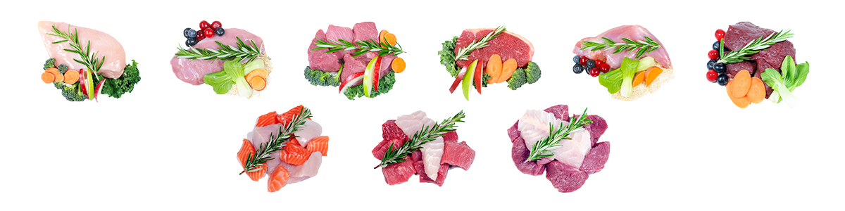ワフ＆ミャウの原材料のお肉のイメージ画像